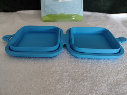 2-In-1 Collapsible Pet Bowls for Dogs & Cats