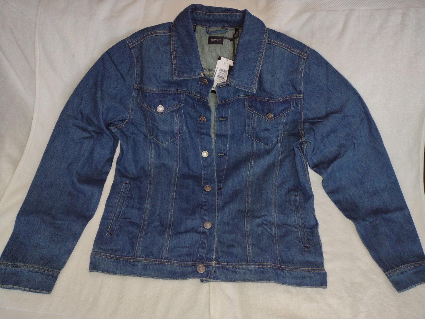 Men's Buffalo David Bitton Denim Jackets Size XL (46" Chest) Medium Blue