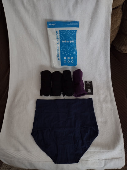 5Pk. Women's High Waist Underwear Size S