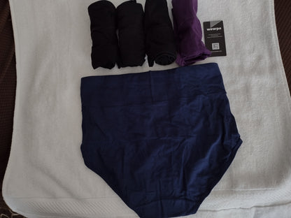 5Pk. Women's High Waist Underwear Size S