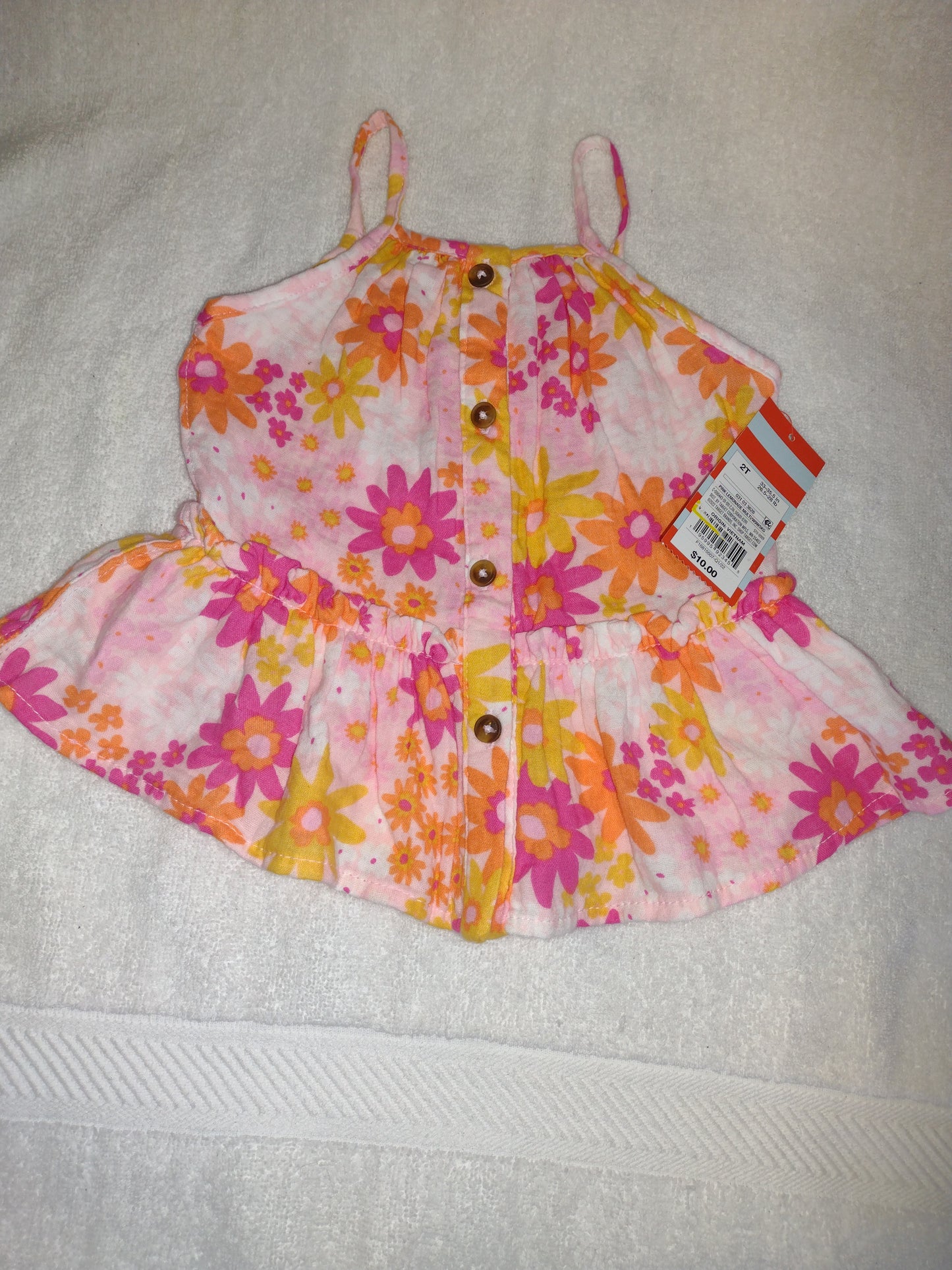 Toddler Girl Cotton Floral Dress by Cat & Jack