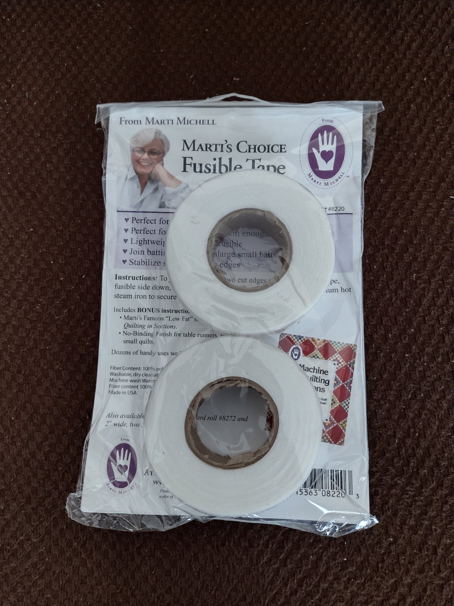 Fusible Tape~2 Rolls 1" x 30 Yrds.~Join Quilt Batting Together