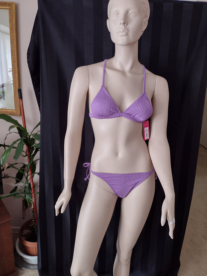 Purple Bikini Tops & Bottoms by Xhilaration Junior Sizing