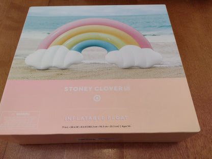 Inflatable Rainbow Pool Float by Target x Stoney Clover Lane