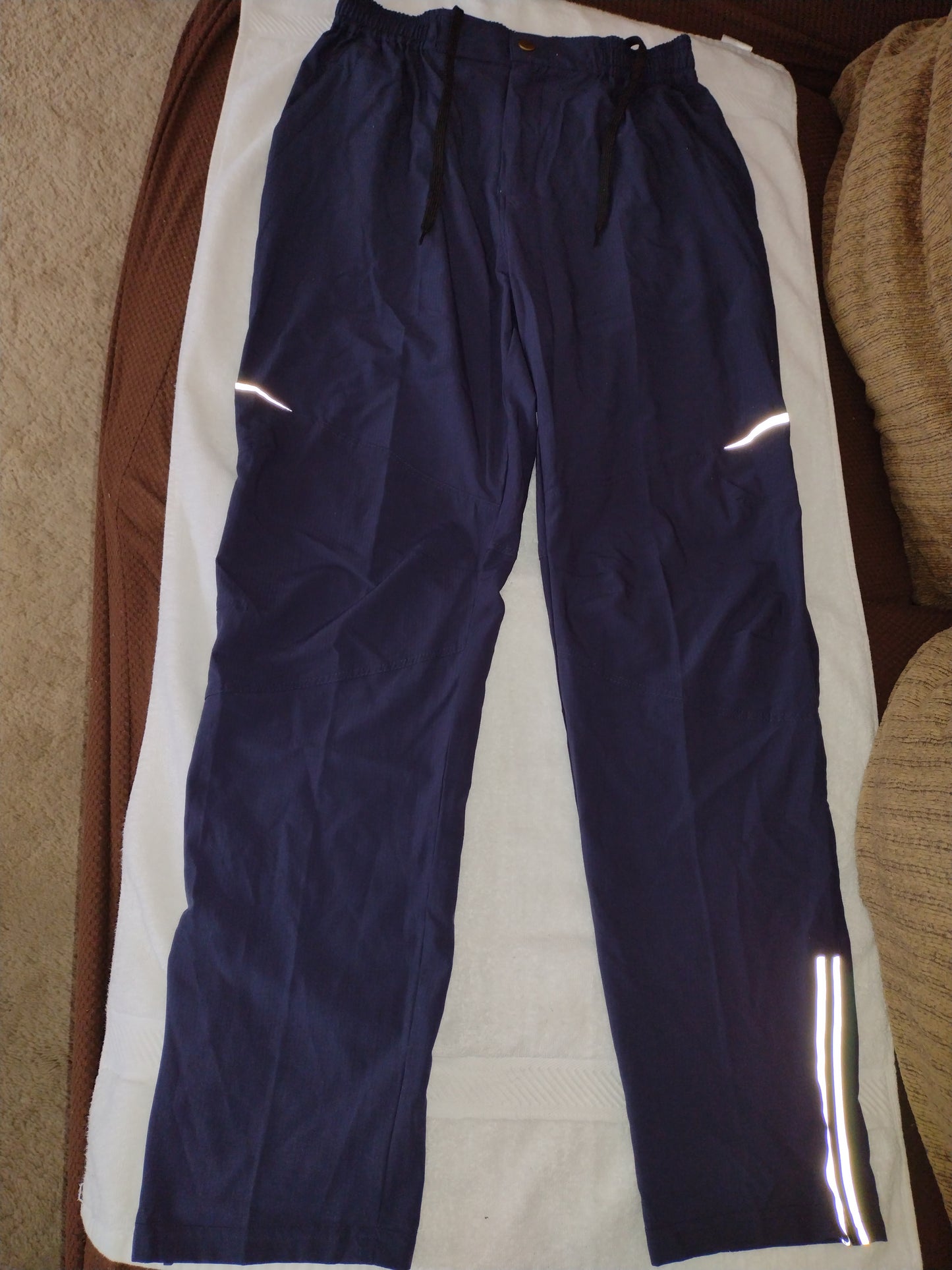 Men's Lightweight Cycling/Hiking Pants Navy Size L