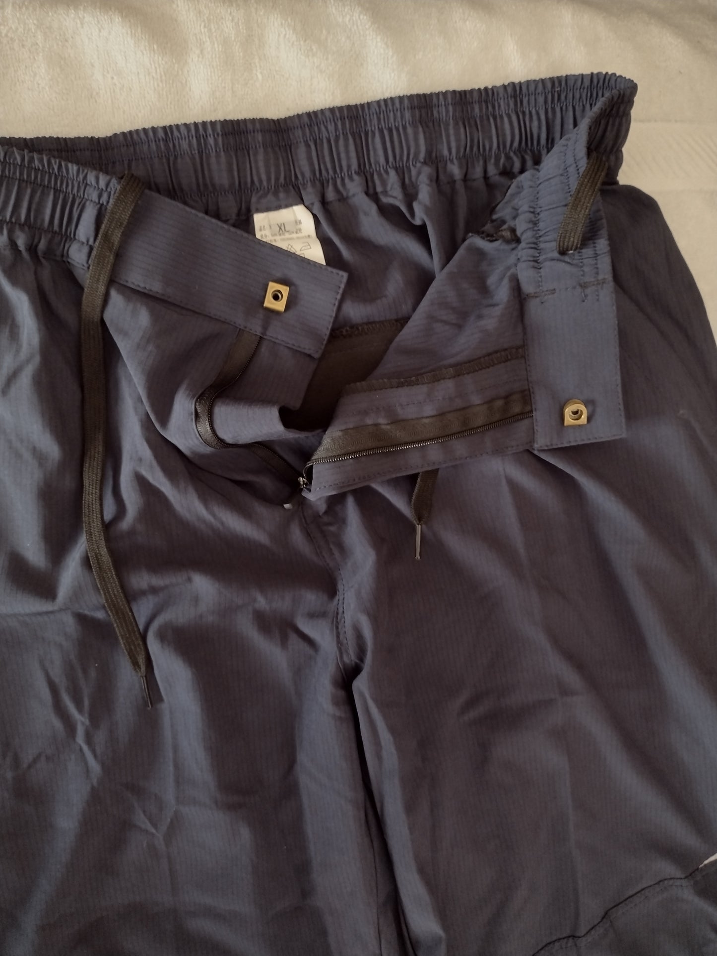 Men's Lightweight Cycling/Hiking Pants Navy Size L