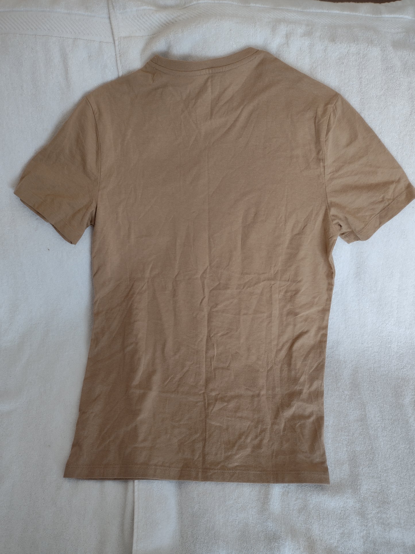 Mens' Short Sleeve T-Shirt by Goodfellow & Co. Tan Size S