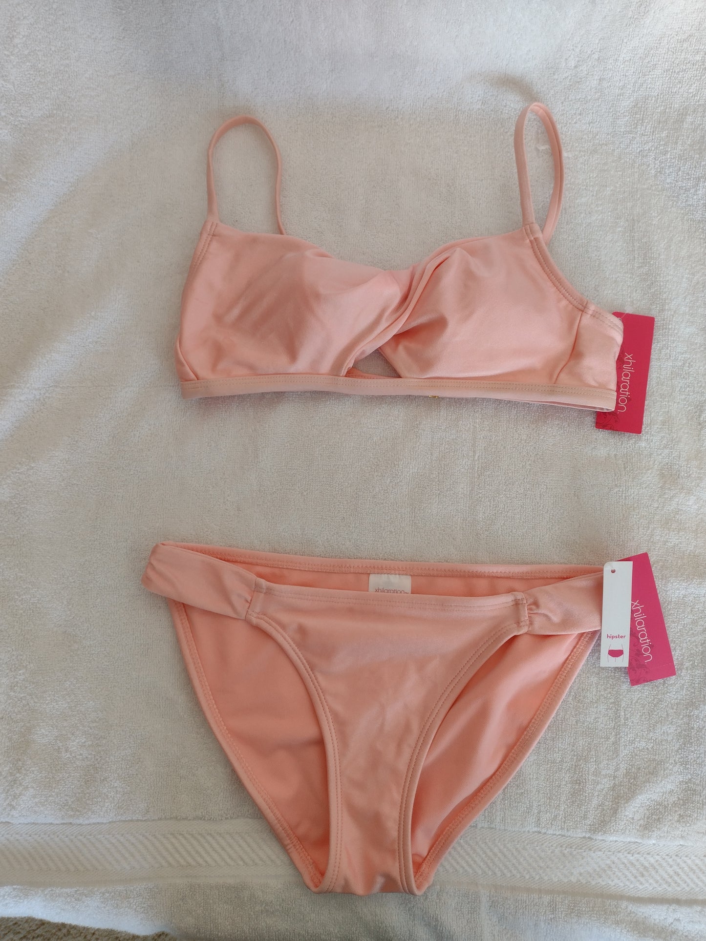 Junior Fit Bikini Tops & Bottoms Pink Size S (0-2)