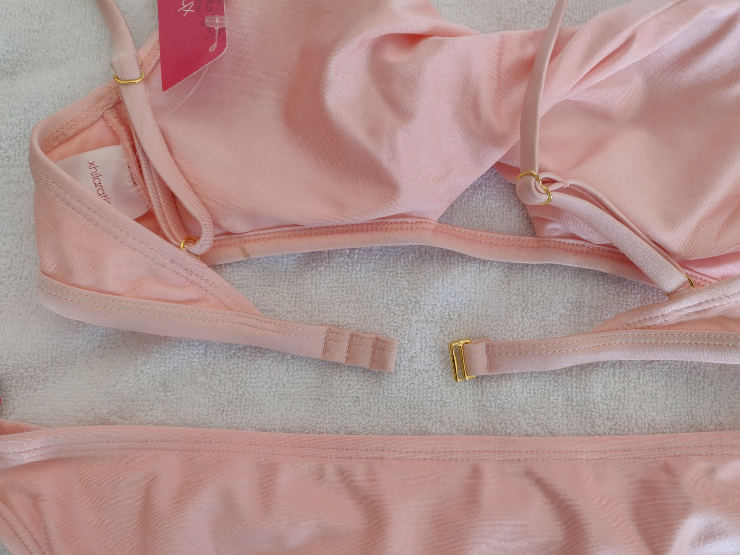 Junior Fit Bikini Tops & Bottoms Pink Size S (0-2)