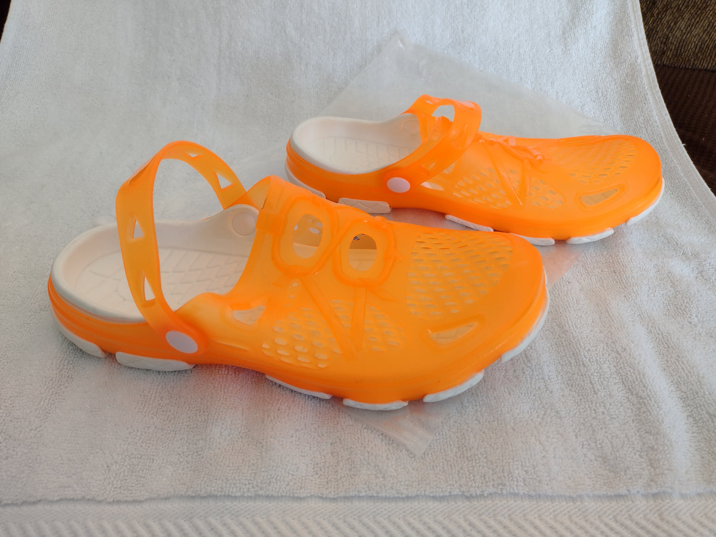 Unisex Clogs/Beach Shoes by YXDCHW Orange