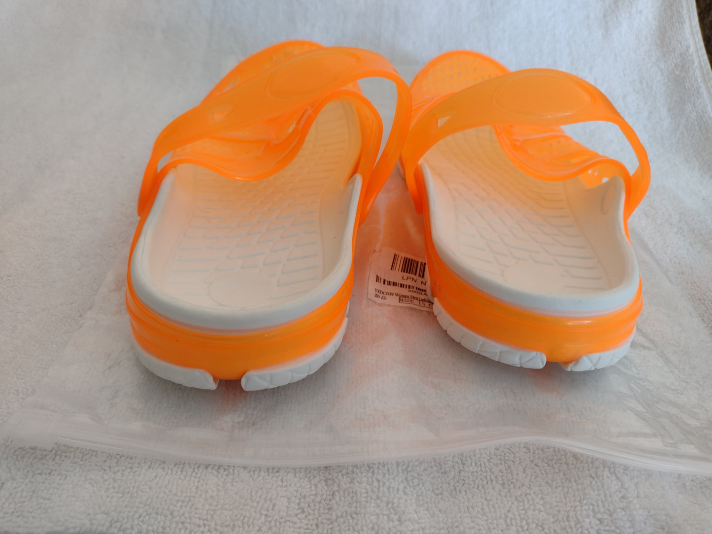 Unisex Clogs/Beach Shoes by YXDCHW Orange