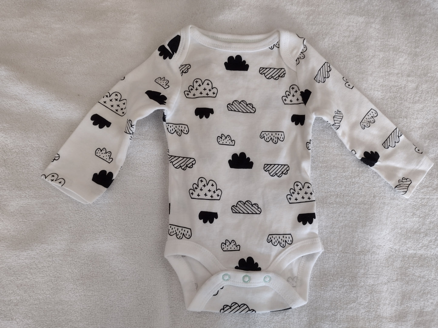 3Pk. Long Sleeve Bodysuits by Cloud Island Newborn