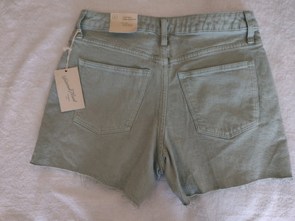 Women's Vintage Stretch Midi Shorts Mindful Mint Size 4