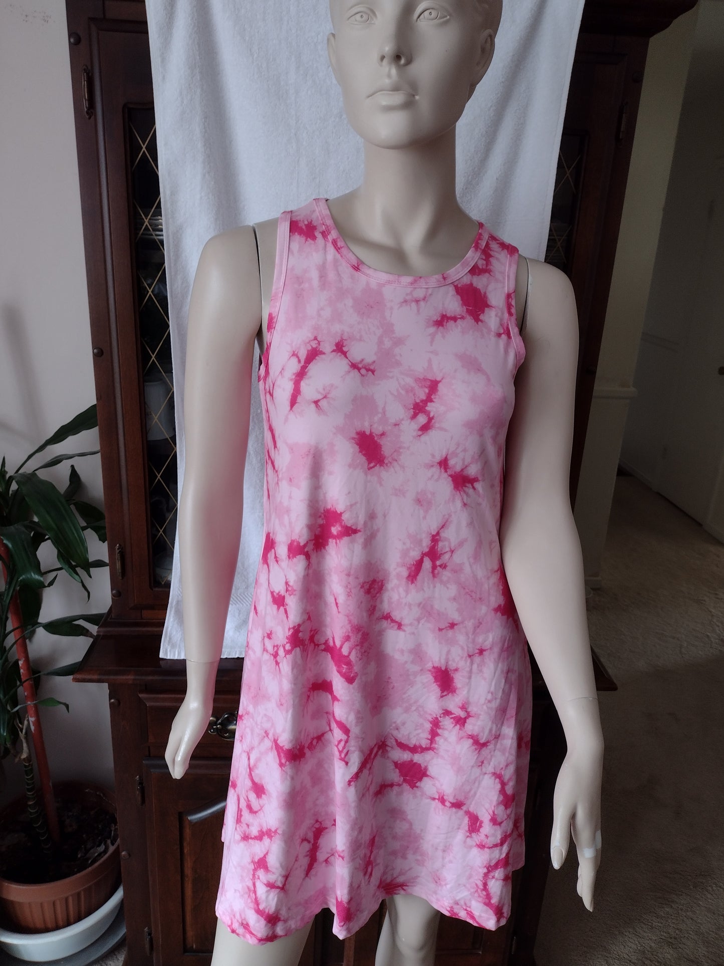 Women's Casual Tie Dye Sundress Size S