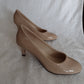 Simple Party Dress Pumps by Romantic Road Style 332 Nude Size 7