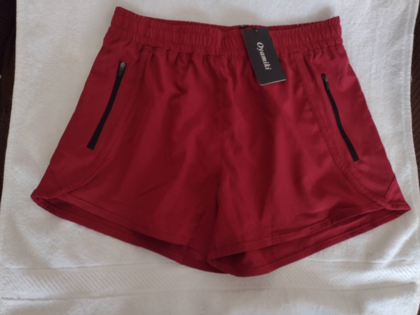 Women's Athletic Running/Workout Shorts with Zippered Pockets Size S