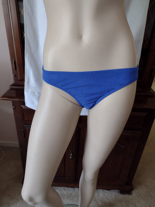 Juniors' Cheeky Bikini Bottoms by Xhilaration Size M (4-6) Blue